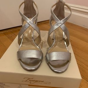 Imagine by Vince camuto silver shoes